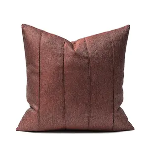 Yüksek son dekoratif kırlent kapakları yumuşak kare yastık kılıfı dikiş kanepe yatak odası araba için 18x18 inç - Product Image 5