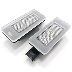 Lâmpada de luz de led traseira branca da matrícula, para peugeot 308 ii 207 cc 208 2008 3008 ii