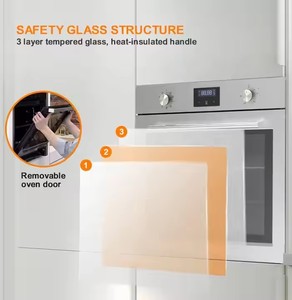 Forno a convezione costruito In elettrico semplice elettronico per la casa Full-touch elettrico singolo <span class=keywords><strong>incasso</strong></span> <span class=keywords><strong>forni</strong></span> In acciaio inox - Product Image 3