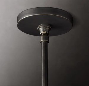Lampada a Sospensione Contemporanea in <span class=keywords><strong>Metallo</strong></span> Argento con 4 Paralumi in Tessuto Beige, Luce da Soffitto Regolabile <span class=keywords><strong>per</strong></span> Villa e Hotel - Product Image 4