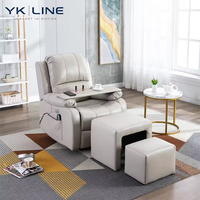 Hochwertiges Komfortables Wohnzimmer-Sofa Verstellbarer Einzelsessel Elektrischer Einzel-Relaxsessel Sofa-Set Möbel Relaxsessel