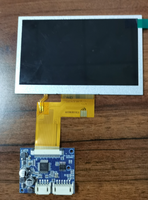 Sonnettes intelligentes OEM, PCBA, fabricant d'origine, carte de circuit imprimé, écran LCD TFT IPS de 4,3 pouces, résolution 800x480, 21 LED