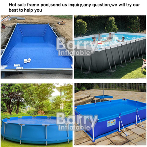 Hồ Bơi Ngoài Trời Sân Vườn Trên Mặt Đất Hồ Bơi Trẻ Em Pvc Hồ Bơi Lớn Giá Rẻ Trên Mặt Đất - Product Image 3