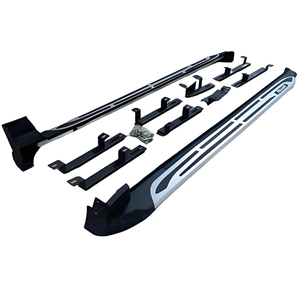 JOESHIER Luxury & Off-Road Aluminum Alloy <b>Pedal</b> Type <b>Car</b> Side Steps & Running Board for RUSH 2018-2021 Decoration Protection - Product Image 5