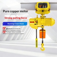 Palans électriques à chaîne annulaire de 3 tonnes, à câble métallique, multi-lift, commande par suspension, petite grue électrique fixe