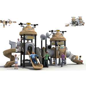 Toboggans Train-équipement pour aire de jeux Tubes colorés pour terrains de jeux école primaire équipement de terrain de jeu extérieur moderne grand - Product Image 4