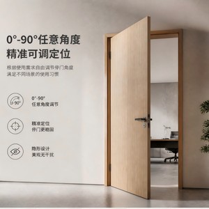Cierrapuertas Ultrafino Oculto Kaishengxi con Velocidad Ajustable, Herraje de Cierre Automático para Entrada de Hotel - Product Image 2
