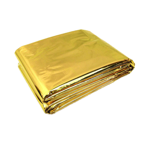 Không thấm nước có thể gập lại ngoài trời Đi Bộ Đường Dài cắm trại khẩn cấp sử dụng nhiệt lá SOS vàng bạc cứu hộ người lớn - Product Image 1