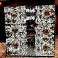 Cabine photo décorative en métal Vogue Rocan Custom Magazine, miroir photo pour mariage