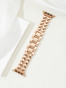 Dames de luxe pour l'<span class=keywords><strong>amour</strong></span> coeur personnalisé femmes Bracelet en acier inoxydable boucle OEM Bracelet en métal respirant pour pour Apple série 8 - Product Image 6
