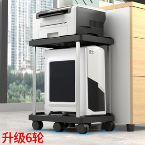 ขาตั้งเครื่องพิมพ์แบบตั้งพื้น Qinfeng ขนาด 40x19x7 ซม. พร้อมล้อเลื่อนเคลื่อนย้ายได้ โครงกันฝุ่น ชั้นวางเก็บของ สำหรับใช้ในสำนักงาน - Product Image 4