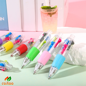 Mini penna a sfera a quattro colori Multi-colore personalizzabile, più colori vivaci disponibili ideale per promozioni e regali - Product Image 3