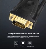 Câble de conversion audio VGA mâle/femelle en gros ZEANDA Z-65337 avec boîtier en PVC, adaptateur d'alimentation et connecteurs inclus