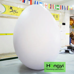 Globo Gigante Inflable de PVC con Forma de Huevo Blanco para Decoración Publicitaria, Promoción de Fiestas - Product Image 5
