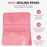 Sachet de café à fond plat imprimé sur mesure, pochette à soufflet en plastique avec valve