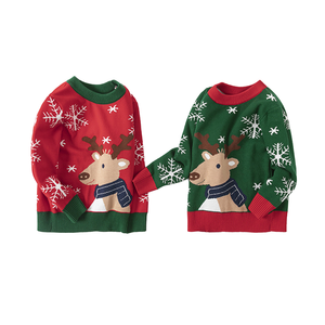 <span class=keywords><strong>Pull</strong></span>-over tricoté personnalisé pour enfants du Nouvel An pour garçons filles motif animal d'hiver pour le commerce extérieur livraison directe de Noël - Product Image 6