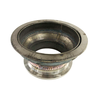 3.5 "वी-बैंड टू <span class=keywords><strong>2</strong></span>.5" वी-बैंड फ्लैंज एडाप्टर, <span class=keywords><strong>2</strong></span>-इंच की ऊंचाई, स्टेनलेस स्टील सार्वभौमिक निकास कनेक्शन घटक - Product Image 1
