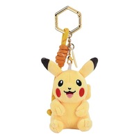 Porte-clés en peluche miniatures mignons sur le thème d'anime Pokémon : Sprigatito, Quaxly, Pikachu, Gengar – Poupée en peluche douce, pendentif de sac, cadeau pour enfants, jouet en peluche