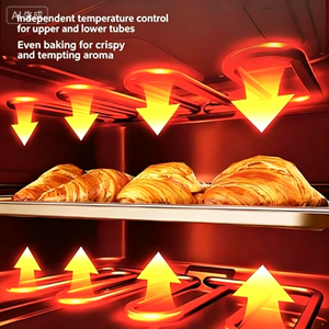 Forno a Gas Commerciale ad Alta Efficienza in Acciaio Inox, Forno Portatile per <span class=keywords><strong>Pizza</strong></span>, Pane e Pasticceria - Product Image 4