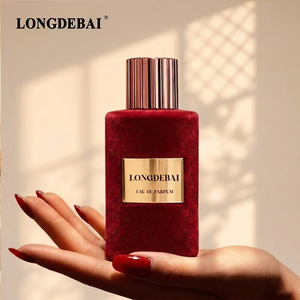 Large-capacity Red Velvet Customizable logo Glass 30ml 50ml 100ml 200ml 250ml Luxury Cylinder Empty Spray Perfume <b>Bottle</b> - Product Image 2