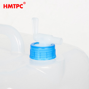 Folding Water <b>Bag</b> <b>20L</b> Portable Soft Pack With Faucet For Car Outdoor Camping Use Transparent Plastic - Product Image 3