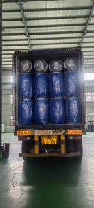 Fusti in HDPE da 30L, 60L, 120L, 200L con Cerchio in Ferro, Coperchio Blu Spesso e Nero, Bidoni e Barili in Plastica di Grandi Dimensioni - Product Image 3