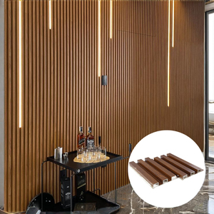 Luxury Home Interior Use Decorative <strong>Waterproof</strong> <strong>Wall</strong> Cladding 3D WPC <strong>Wall</strong> <strong>Panels</strong> <strong>for</strong> Living Room - Product Image 1