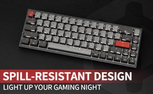 Hexgears X1 Pro 60% <strong>Keyboard</strong> 68 Keys Hot Swappable Anti-ghosting Wired Wireless BT Mini <strong>Gaming</strong> Mechanical <strong>Keyboard</strong> For Computer - Product Image 4