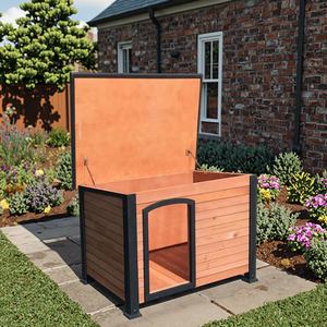 Casa para Perros SDD007 Moderna, Ecológica, Extra Grande, de Madera Maciza, Tipo Villa, Mueble para Mascotas Resistente al Agua para Exteriores, para Perros Grandes, para Todas las Estaciones - Product Image 3