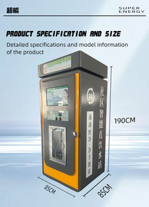 Distributeur d'eau automatique en libre-service avec fonctions personnalisables d'eau glacée et d'eau riche en hydrogène - Product Image 6