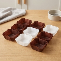 Gobelets en papier jetables personnalisés avec logo pour cupcakes, muffins, gâteaux et desserts