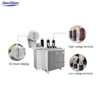SinoShine 2 Sarımlı Yağ Tipi Güç Trafosu 250kVA 500kVA 750kVA 11kV 0.433kV Elektrik Ekipmanları Trafoları