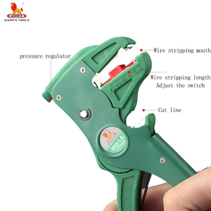 <span class=keywords><strong>Pince</strong></span> à dénuder automatique coupe-fil plat <span class=keywords><strong>pince</strong></span> à dénuder 0.2 à 4mm réglage de la longueur de gamme pour électricien - Product Image 2