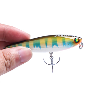 Prix usine PEN75F hochet crayon <span class=keywords><strong>leurre</strong></span> en vente holographique Chrome gros Topwater brochet appât rivière pêche crayon <span class=keywords><strong>leurre</strong></span> - Product Image 1