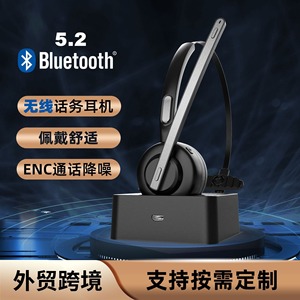 Auriculares Bluetooth 5.2 con Micrófono y Reducción de Ruido ENC para Uso en Call Center y Negocios - Product Image 2
