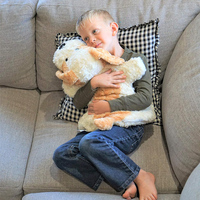 Peluche lestée chiot en promotion – Jouet en peluche lesté personnalisé pour enfants – Adorables peluches chien chiot