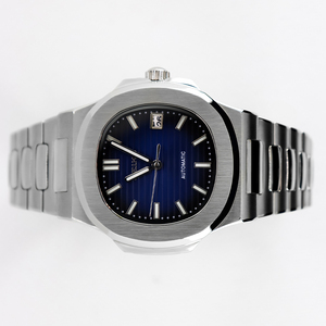 Montre pour homme de luxe, mécanique, en acier inoxydable, avec fond transparent, résistante à l'eau 3ATM - Product Image 1