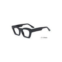 Montures de lunettes optiques œil-de-chat carrées audacieuses en acétate TR pour lunettes de vue tendance OEM ODM Logo personnalisé