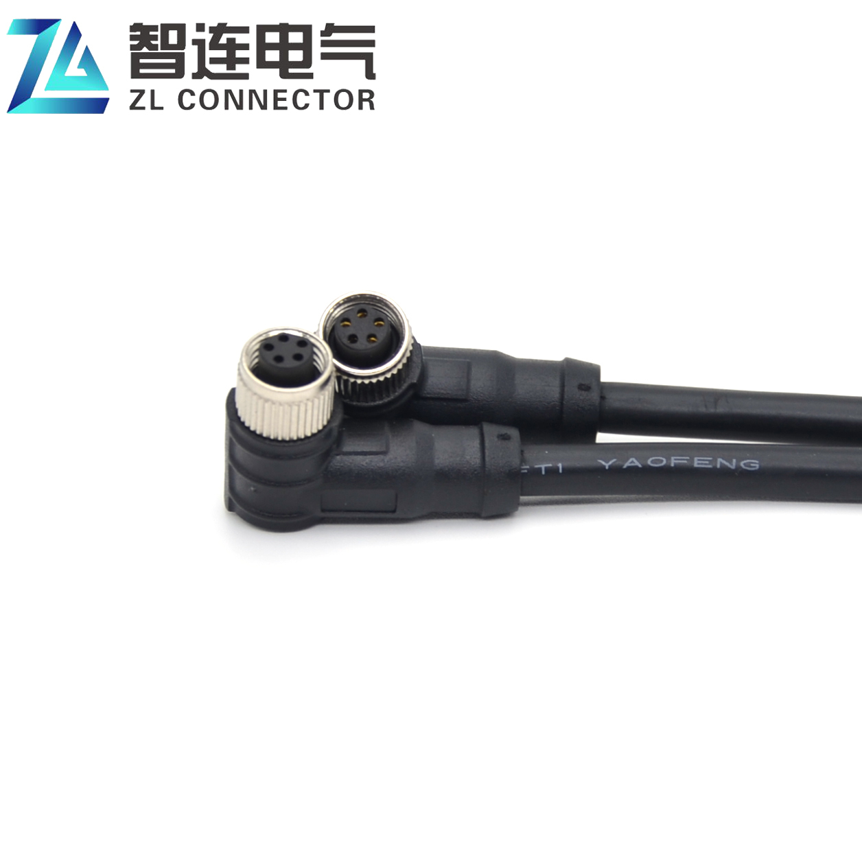 IP67 IP68 impermeable Circular mujer M8 M12, 2, 3, 4, 5, 8, 12 Pin conector de Cable