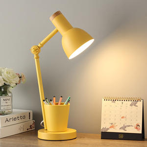 Lampe de bureau moderne à LED de style nordique, avec porte-stylo, protection des yeux, pour étudiants, lampe de chevet, dortoir pour filles - Product Image 5