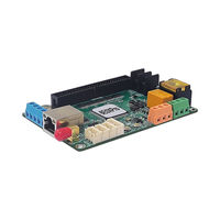 Carte de contrôle d'affichage LED double couleur intérieur/extérieur BX-6E0XPro avec port réseau, système de contrôle en cluster, interface RS232+RS485 haute performance
