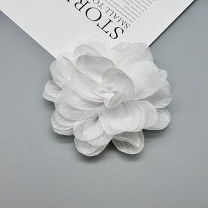 Chiffon Flowers 10.5cm Handmade For Hair Accessories <b>Shoes</b> Bags Clothing <b>Decor</b> Fall 2022 - Product Image 4
