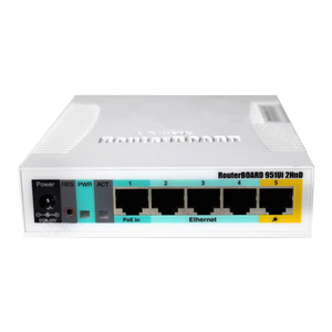 Mikrotik RB951Ui-2HnD ดั้งเดิมสำหรับองค์กรเราเตอร์เครือข่ายไร้สายความเร็วสูงอุปกรณ์ไร้สาย WIFI - Product Image 1