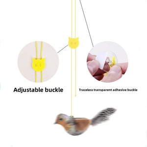 Juguete Interactivo de Alta Calidad para Mascotas, Juguete Colgante Retráctil para Pájaro, <span class=keywords><strong>Catnip</strong></span>, 1 Unidad, Aleatorio - Product Image 2
