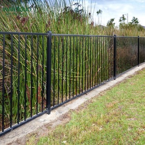 Tùy chỉnh thép đen sơn tĩnh điện hồ bơi sử dụng 6ft hàng rào hình ống - Product Image 4