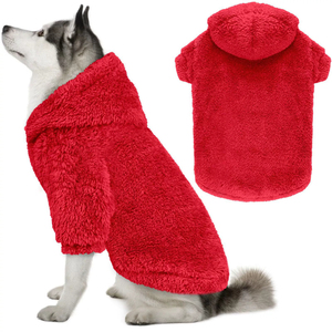Bata de Baño para Perro de Felpa Simple Personalizada de Fábrica, Abrigo con Capucha Cómodo para Invierno y Primavera para <span class=keywords><strong>Perros</strong></span> Pequeños y Medianos - Product Image 6