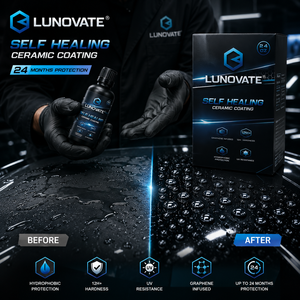 Revêtement céramique auto-réparateur au graphène Lunovate, dureté 12H, protection hydrophobe et anti-UV, formule avancée, 2,4 oz - Product Image 4