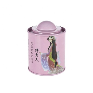 Barattoli di <span class=keywords><strong>Latta</strong></span> Vuoti Rotondi da 200g per Tè, Personalizzabili con Stampa, Confezione per Tè ai Fiori e Frutta, Mini <span class=keywords><strong>Scatola</strong></span> di <span class=keywords><strong>Latta</strong></span> Portatile per Tè alle Erbe - Product Image 1