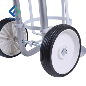 Chariot portable en aluminium pour bouteille d'oxygène, chariot à hauteur réglable en aluminium pour une seule bouteille de <span class=keywords><strong>gaz</strong></span> - Product Image 5
