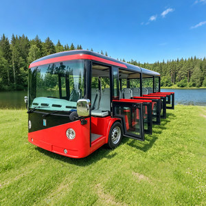 Águila patrullando Puntos escénicos y hoteles carros de golf 14 asientos carro de golf de turismo eléctrico de cuerpo ancho - Product Image 1